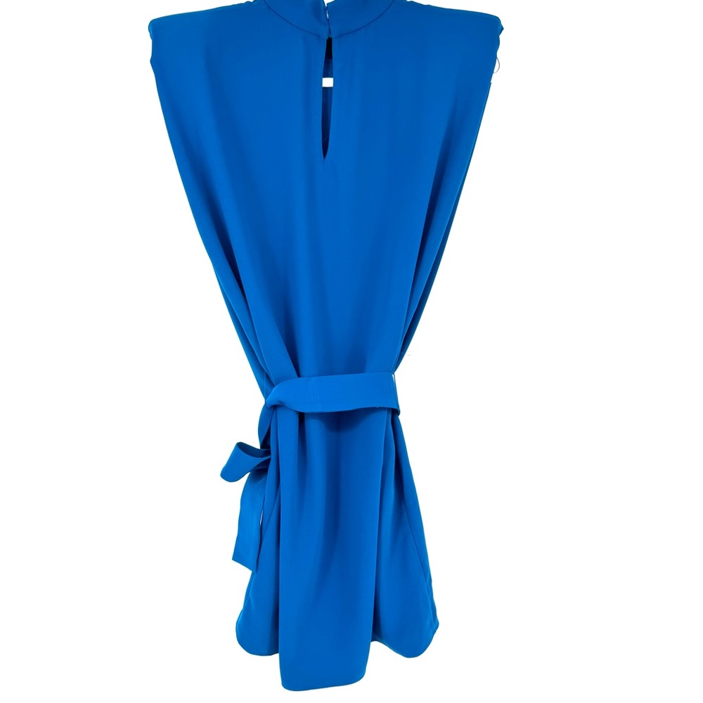 Amanda Uprichard Royal Blue Belted Mini Dress - Picture 8 of 13
